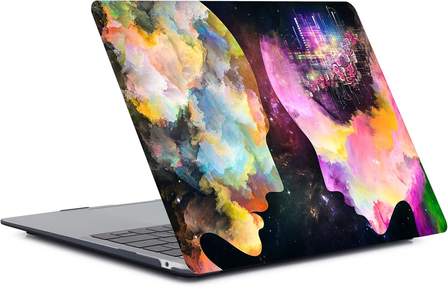 MacBook Air 13 Inch Case 2020-2018, Retina Display & Touch ID, Plastic Hard Shell & Keyboard Cover Skin - Lover
