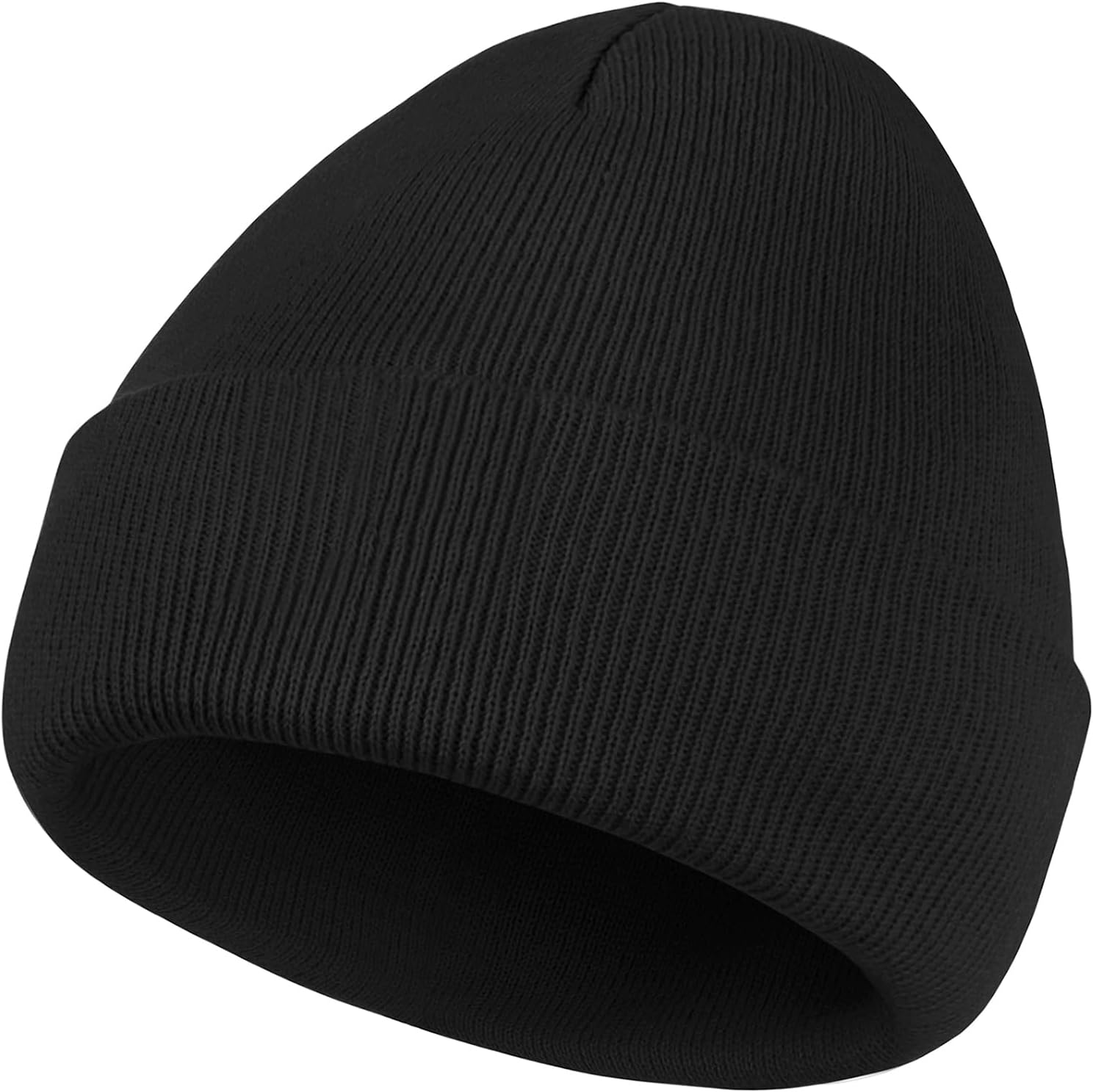 Komorebi Beanies for Men Womens Winter Hats Warm Slouchy Beanies Plain Knit Beanies Unisex Cuff Skull Cap - Image 3