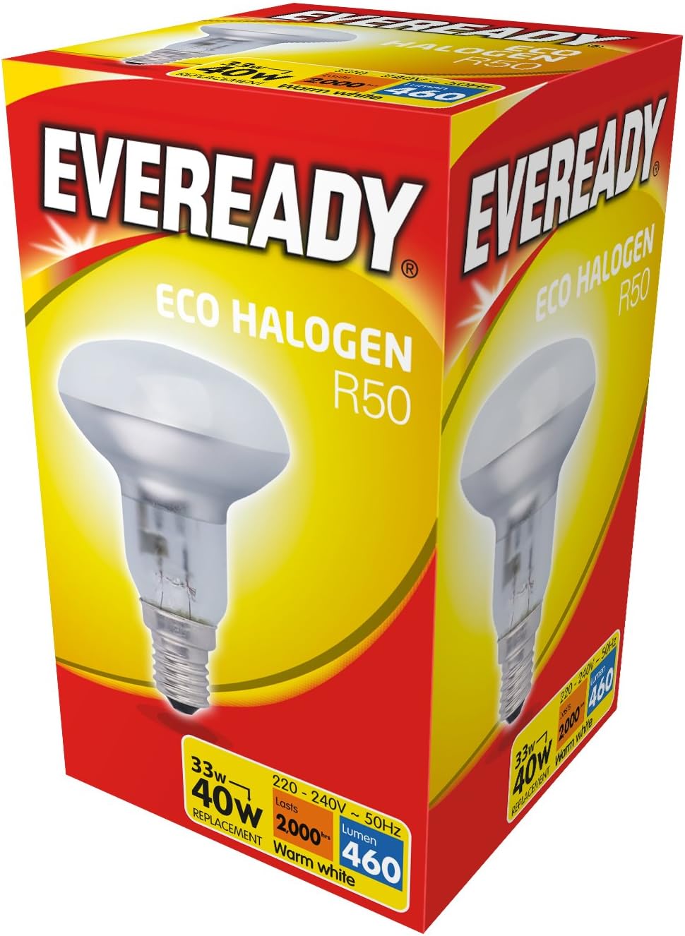Eveready ECO Halogen 400W (500W Equivalent) Linear Bulb, White, 2 Pack, R7s, 500W Eveready ECO Halogen 400W (500W Equivalent) Linear Bulb, White, 2 Pack, R7s, 500W