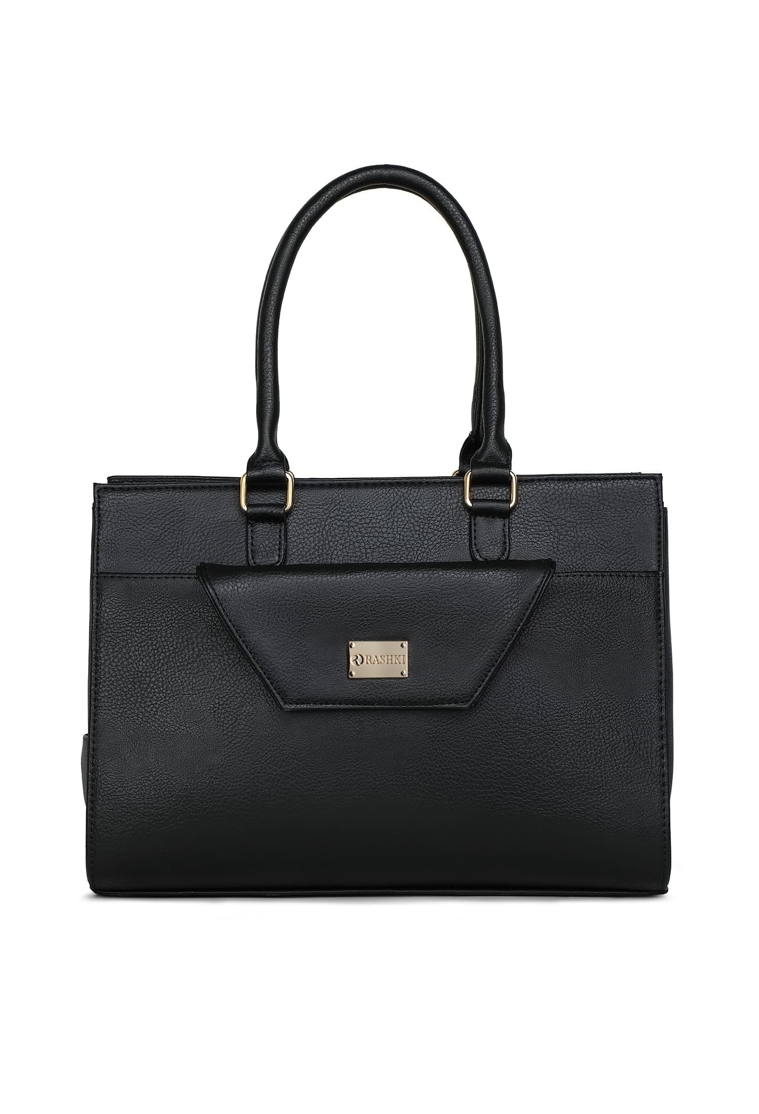 RASHKI FERO - Laptop & Travel Tote for Women | Vegan Leather Laptop Bag | Work Tote with Detachable Wallet | Office Travel Business Trip Bag