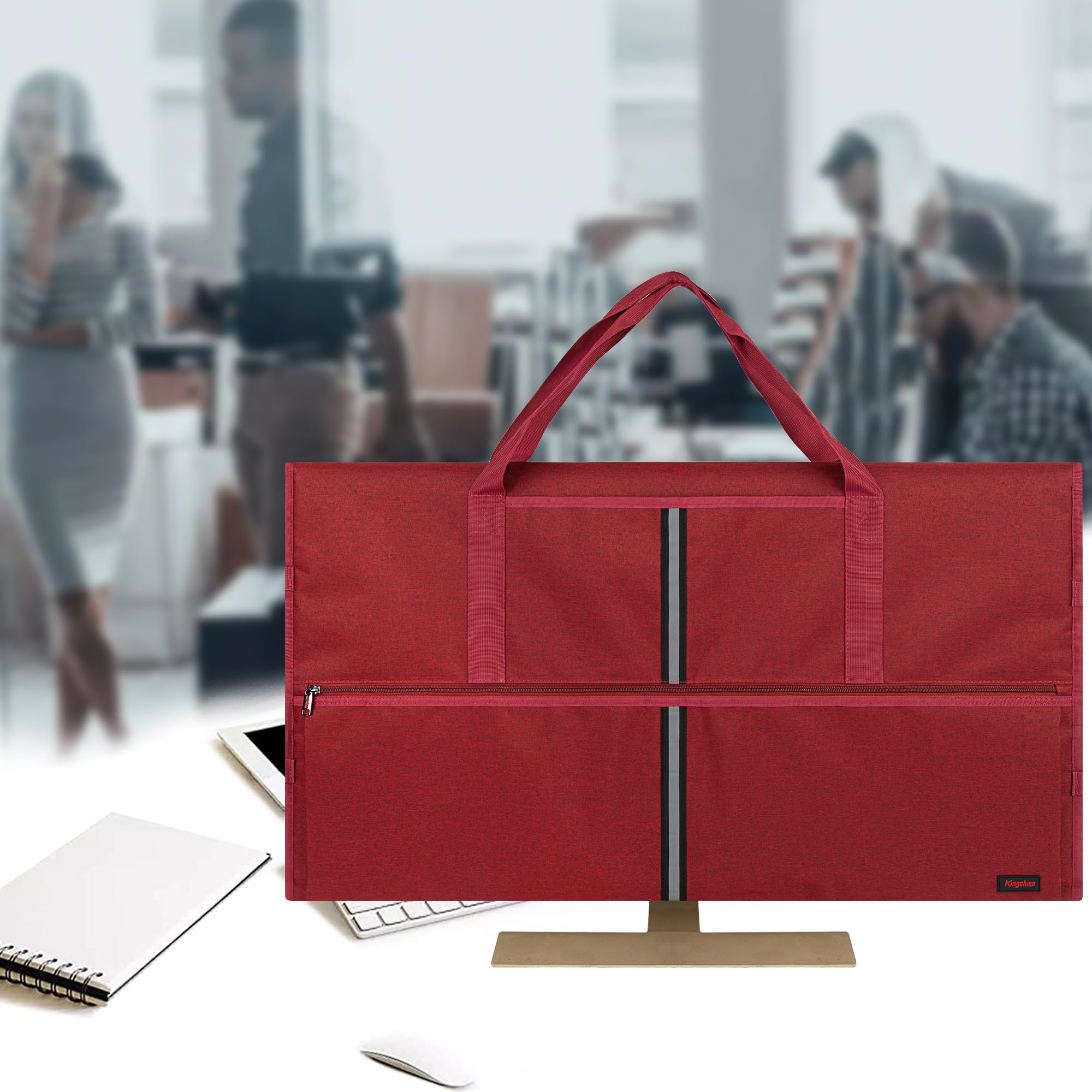 Torba podróżna, kompatybilna z komputerem stacjonarnym 32-calowym All-in-One i monitorem 81.3 cm (ciemnoczerwony)