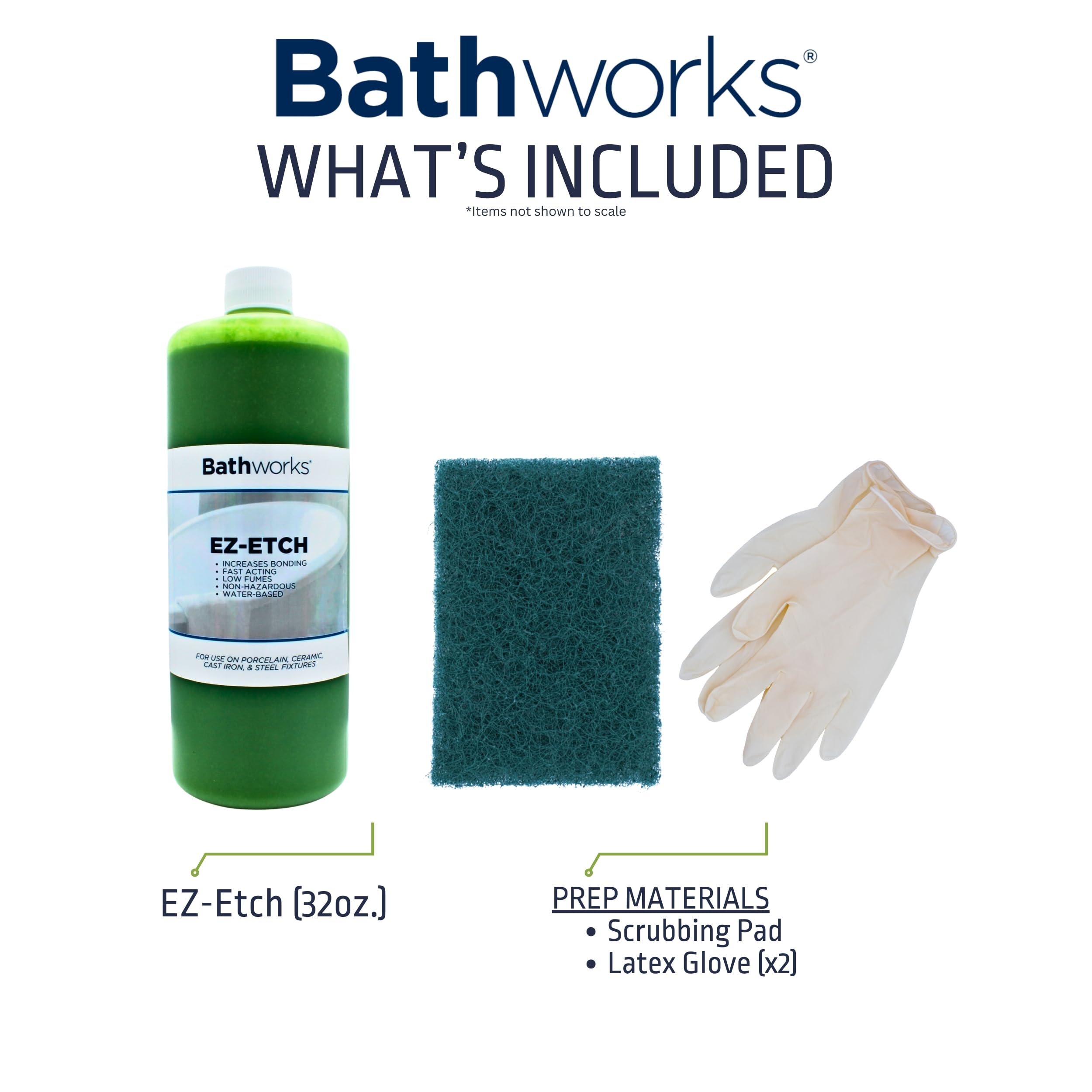 Bathworks EZ Etch Two Tub Kit