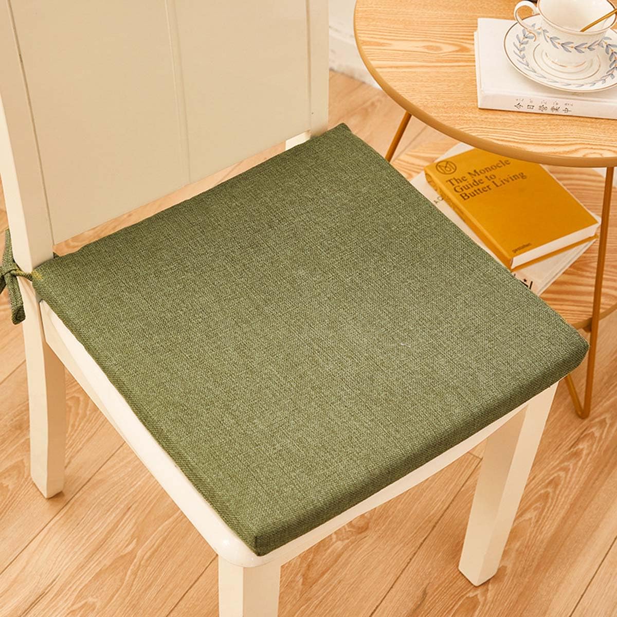 Coussin de chaise de salle à manger 45x45 cm épais pour une assise élégante