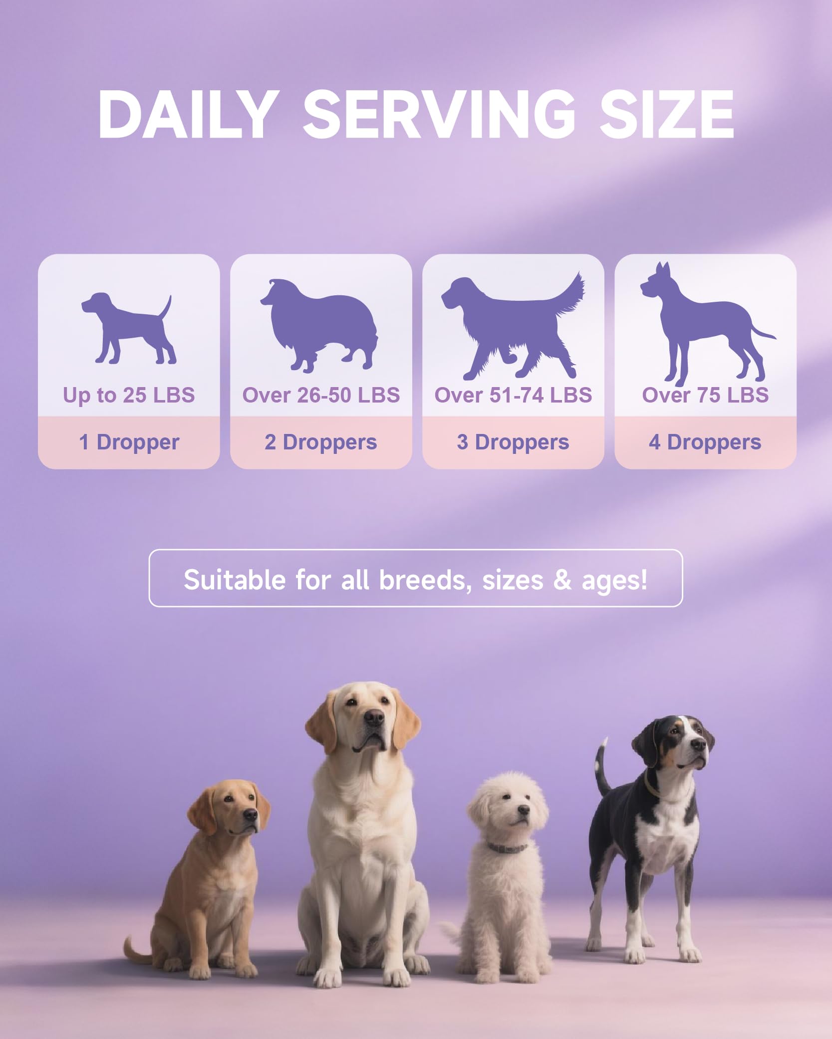 Eagou Diary Colágeno para Perros - Apoyo para Caderas y Articulaciones, Salud de la Piel y el Pelaje, Glucosamina, MSM, Aceite de Coco, Vitaminas C y E, Biotina - Salud Digestiva e Inmunológica, 60ml