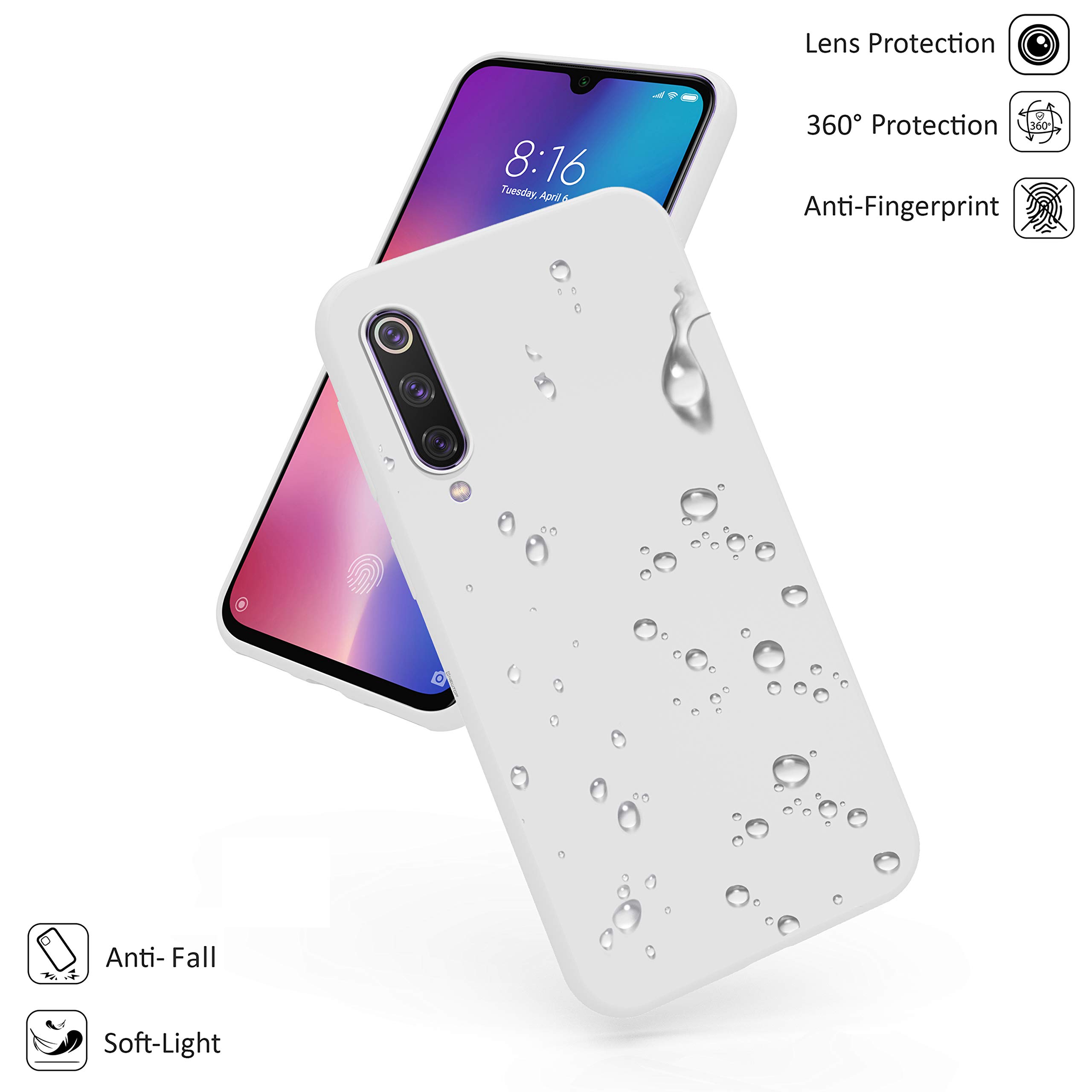 N NEWTOP Cover Compatibile per Xiaomi Mi 9 SE, Custodia TPU Soft Gel Silicone Ultra Slim Sottile Flessibile Case Posteriore Protettiva (Rosso N NEWTOP Cover Compatibile per Xiaomi Mi 9 SE, Custodia TPU Soft Gel Silicone Ultra Slim Sottile Flessibile Case Posteriore Protettiva (Rosso
