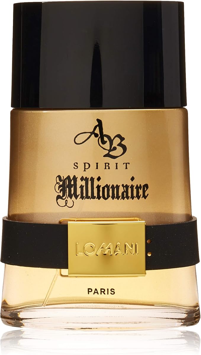Ab Spirit Millionaire By Lomani for Men - 6.6 Fl. Oz Edt Spray, Brown