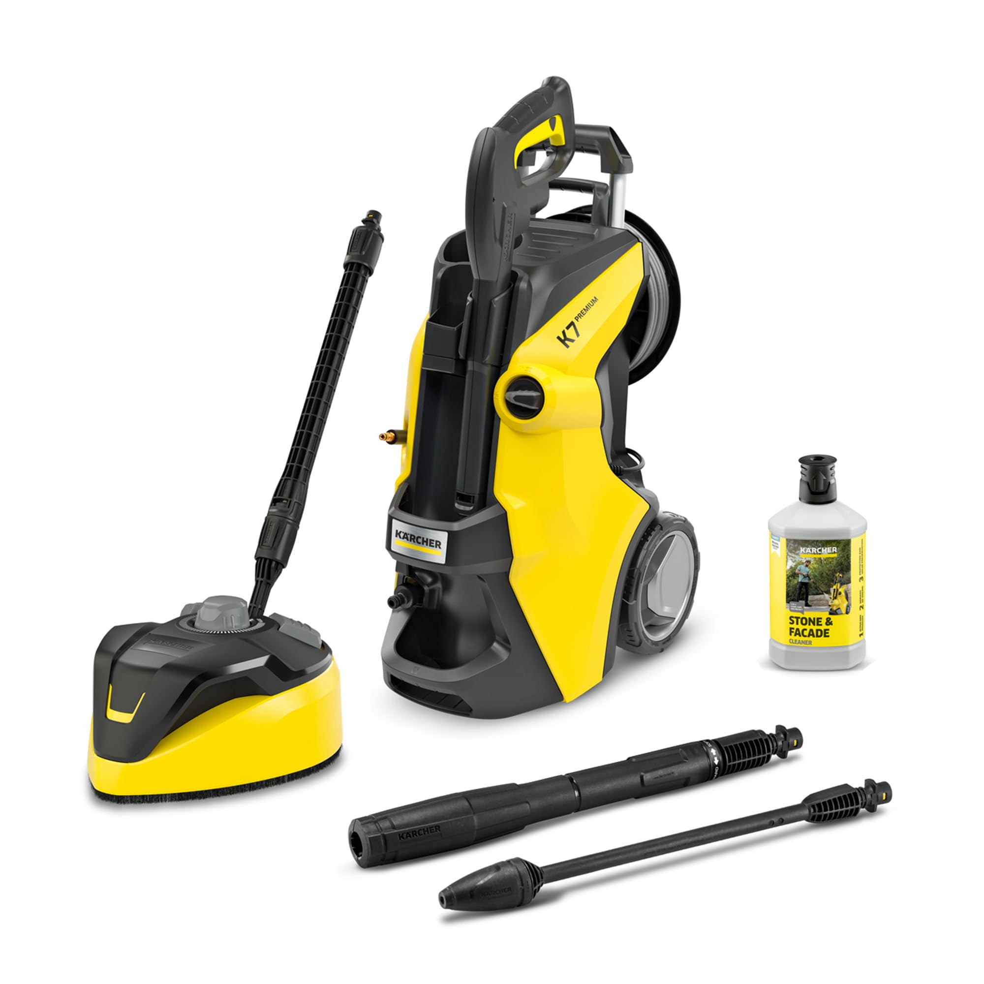 Kärcher Nettoyeur Haute Pression K 7 Premium Power Flex Home, Pression : Max. 180 Bar, Débit : 600 l/h, Surface : 60 m²/h, Poids : 17,9 kg, Pistolet Haute Pression, Rotabuse, Lance, Home Kit