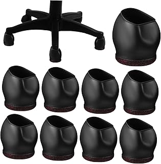 IFANLANDOR Caster Cups Caster Cups 10pcs caster wheels chair caster covers wheel stoppers for rolling chairs chair protectors covers tpe computer chair floor mat office