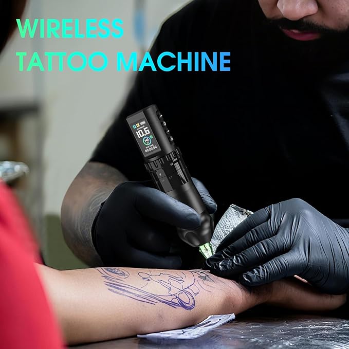 Kit Máquina Tatuar Solong E201 Pro con Baterías y Tinta miniatura 7