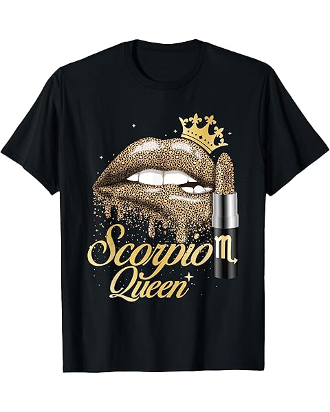 Scorpio Queen - Zodiac Sign Horoscope Birthday T-Shirt
