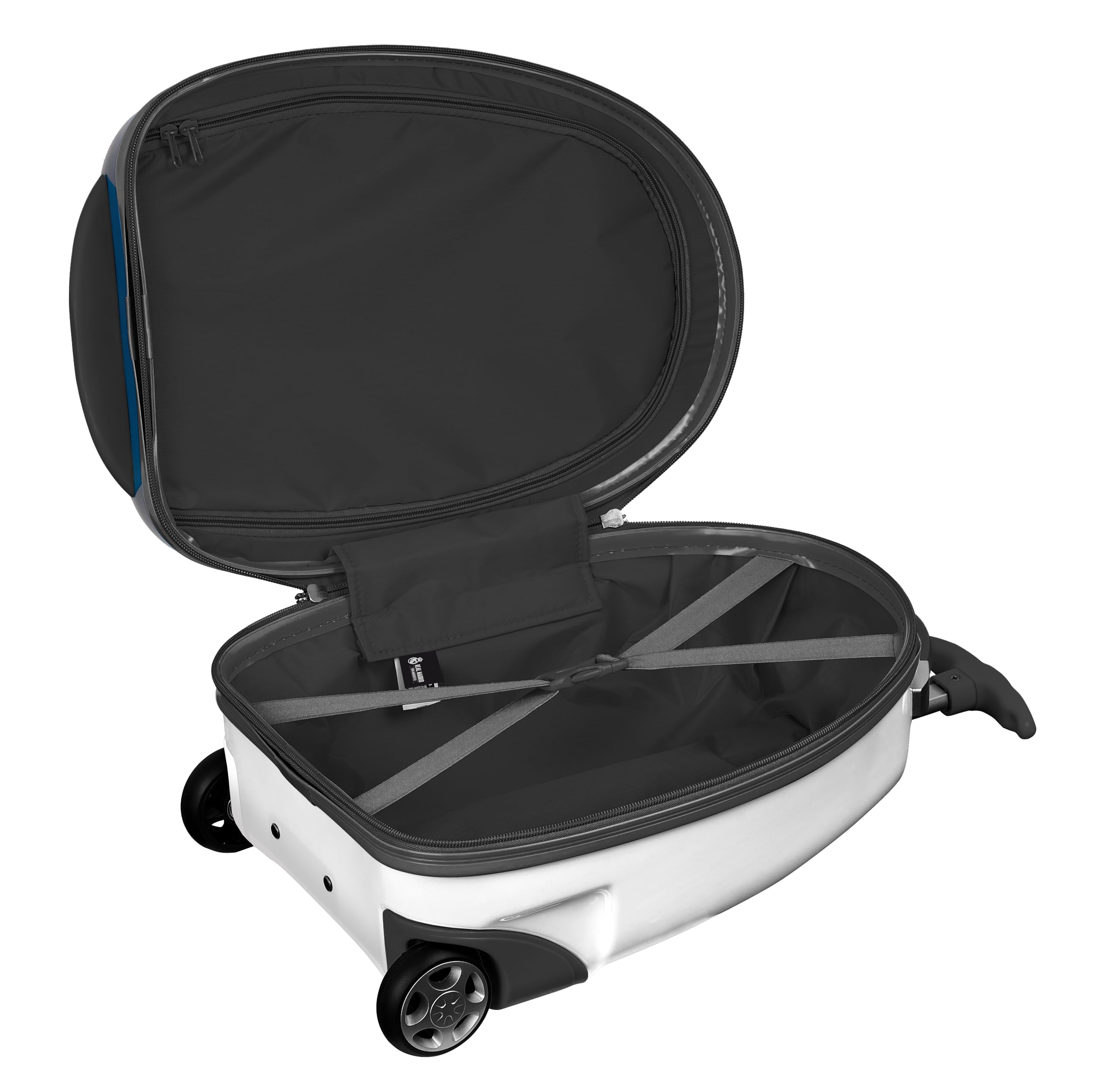 Real Madrid EQUIPACIÓN 25/26 - Trolley de Cabina 16 Pulgadas, Maleta con Ruedas, Candado de Seguridad, Maleta Ligera, 28x23x43 cm