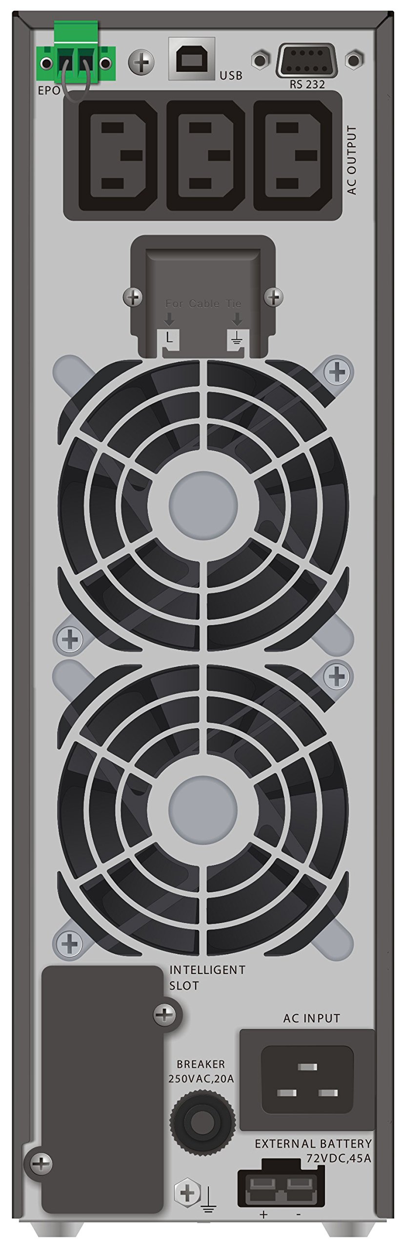 Gruppo Di Continuità UPS VFI 3000 TGS 3000 VA / 2700 W 3 Tgs 3000 Va 27 10122046
