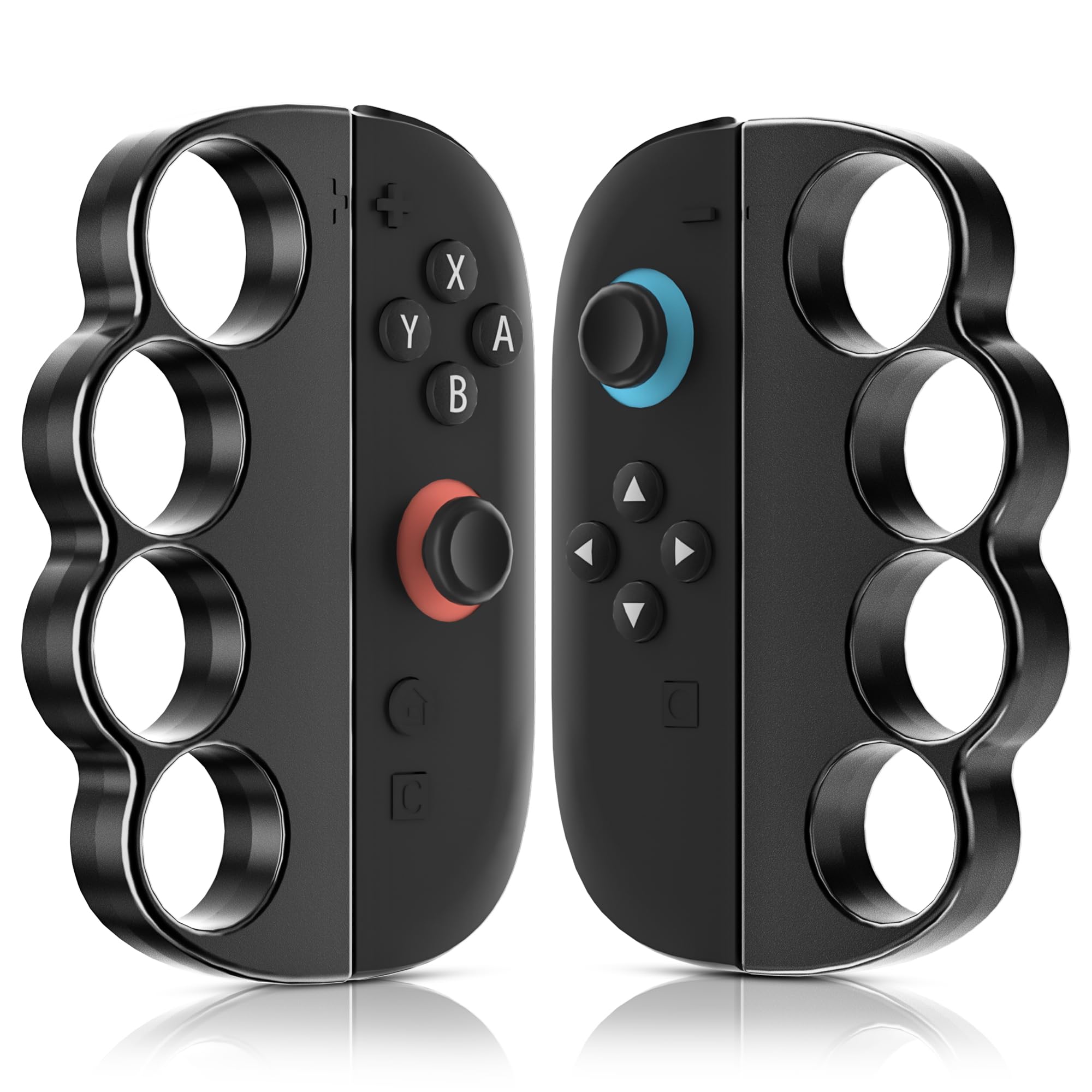 FUNDIARY Fitness Boxing Hand Grips for Switch 2 Grip, [Separate 4 Finger Ring Design] Boxing Accessories Compatible with Switch 2 Sports and Switch 2