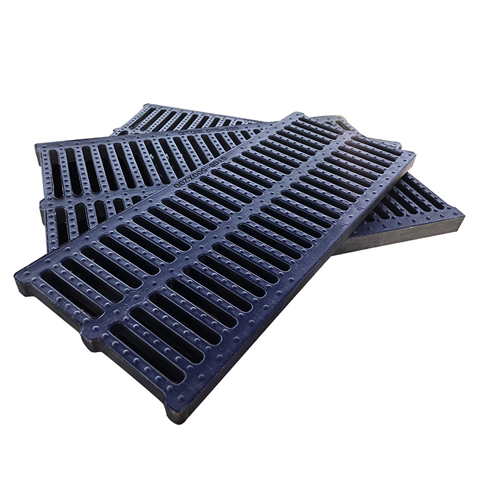 Grilles de Drainage Lot de 3 grilles de Drainage rectangulaires pour allée, Jardin, terrasse, etc.(500x200x20mm)
