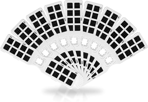 FRGPAAF2 Refrigerator Air Filter Replacement Fit for Frigidaire Gallery Air Filters PureAir AF-2, FRFC2323AS, FRFG2323AF, FRFC232LAF, FRFC233LAF, GRMG2272BF, PRFS2883AF, PRFC2383AF, 9 Packs by NISHCON