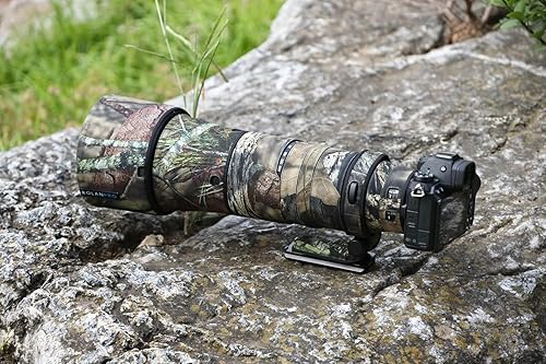 Vista 5 de ROLANPRO Funda impermeable de camuflaje para Nikon Z 180-600mm F/5.6-6.3 VR, protector contra la lluvia, funda protectora para lente, ropa - #23