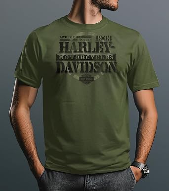 Harley-Davidson Military, Exclusive Overseas Tour, Honor the Military, Mens T-Shirt