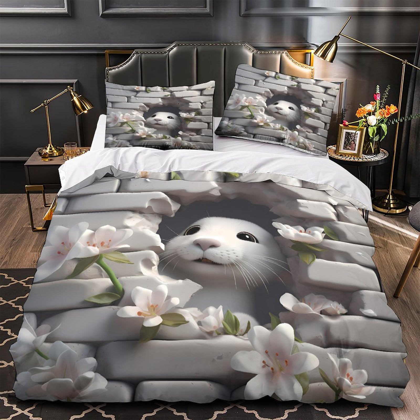 Housse de couette chiot mignon pour transformer la chambre d'un garçon en cocon doux