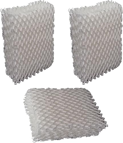 Paquete de 3 filtros humidificadores de repuesto para modelos Kenmore 14809 14112 14120 (7-3/4 pulgadas de largo x 7-1/4 pulgadas de ancho x 2