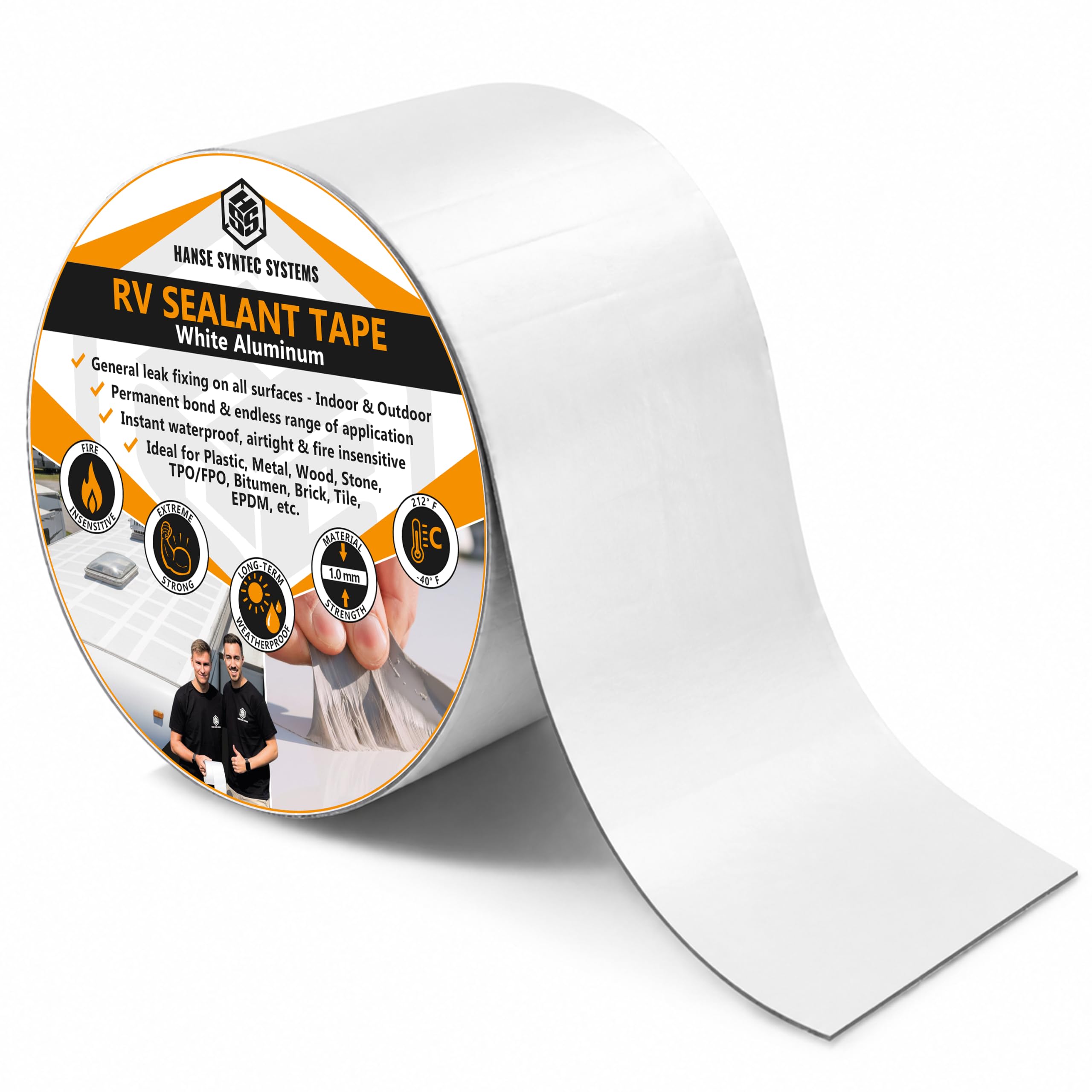 HSS Butyl Sealant Tape - 4 Inch x 50 Feet -7