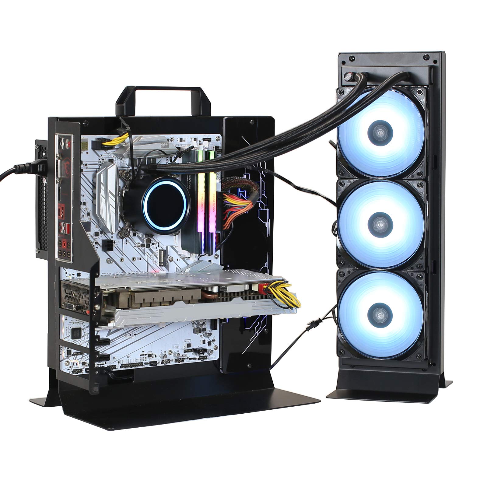 Soporte externo de refrigeración por agua para computadora ITX para funda portátil Cooler Radi
