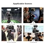 K&F CONCEPT Video Tripod, 75"/191cm Heavy Duty Camera Tripod Stand with Fluid Head Damping Adjustable, Load up to 22lb/10kg, QR Plate Compatible with Canon Nikon Sony and Other DSLR Camcorder