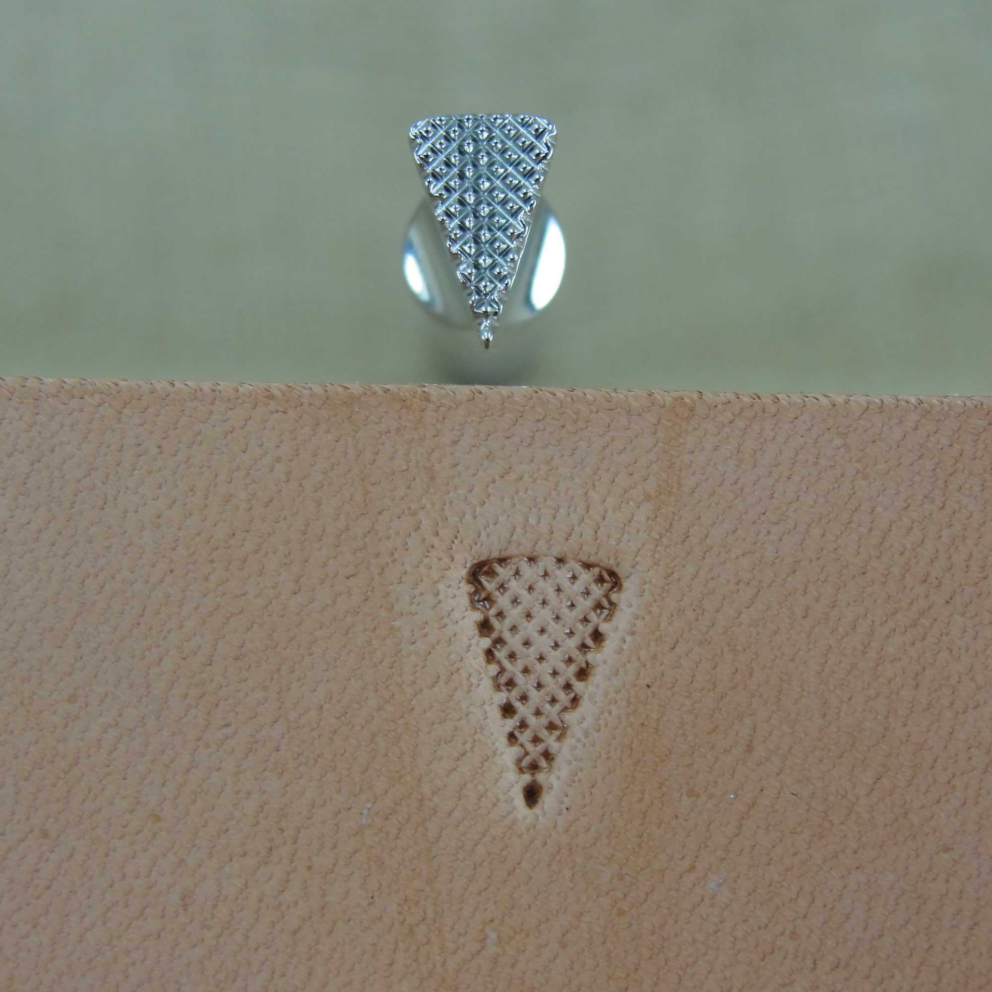 Stainless Steel Barry King - Near Trees Pictorial Stamp (Leather Stamping Tools)