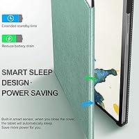 Vista 4 de INFILAND Funda para Samsung Galaxy Tab S10 Lite/10 FE/ S9 FE 5G 10.9 pulgadas/Tab S9 11 pulgadas, Cubierta Ultra Delgada Multi-Ángulo con Soporte