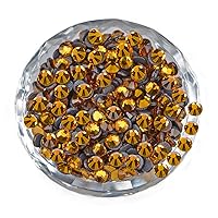 Vista 13 de LPBeads 6400 piezas de pedrería termoadhesiva peridoto con base plana, 5 tamaños mixtos, gemas de cristal redondas de vidrio con pinzas y lápiz