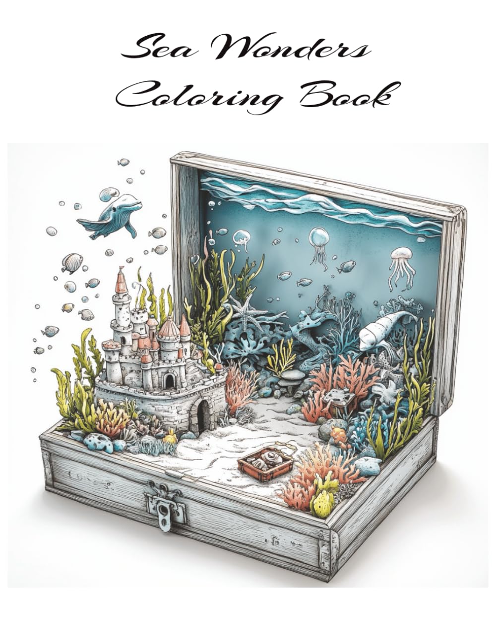 Sea Wonder Coloring Book: Underwater Wonders Coloring Book for Stress Relief
