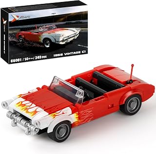 Speed Champions Sports Car Building Set – 249PCS Classic Racing Car Model Kit, Collectible Display Construction Toy, Fun to Build Sports Vehicle Gift
