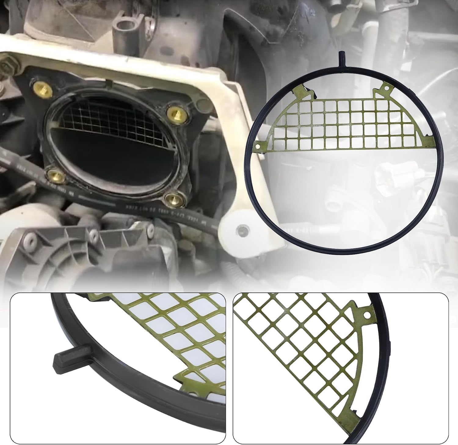 Intake Manifold Gasket Set Fits for 2005-2017 Nissan Armada, 2012-2017 NV2500 NV3500, 2008-2012 Pathfinder, 2004-2015 Titan 5.6L, 2004-2010 Infiniti QX56 5.6L Replace# DG-8614965261 MS96945