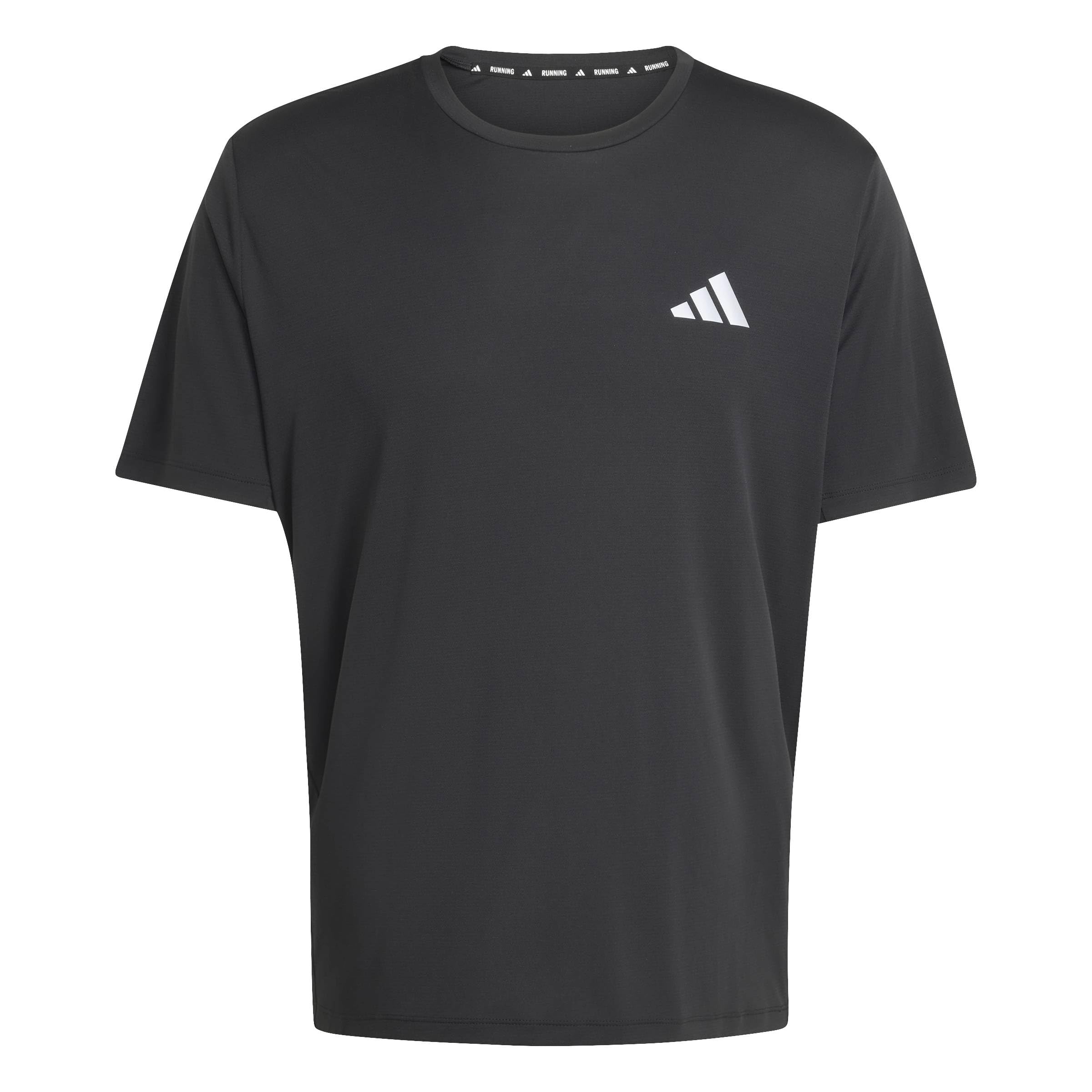 adidas Uomo Adi365 Running Essentials Shirt, Black, XS