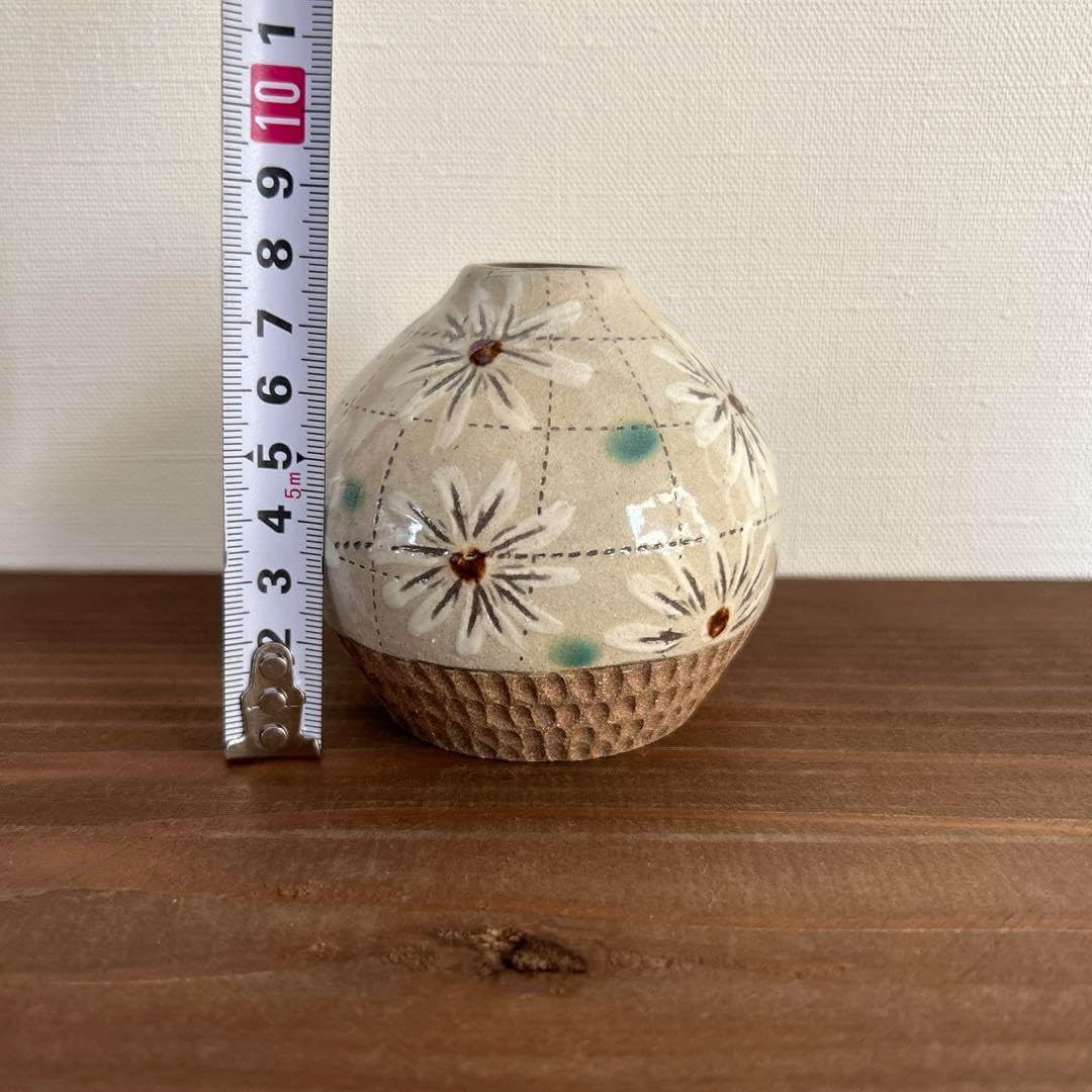 閑萩焼 大型白釉大壺 造形花立 鬼萩花瓶 飾壺 重さ6.3㎏時代物 2025年