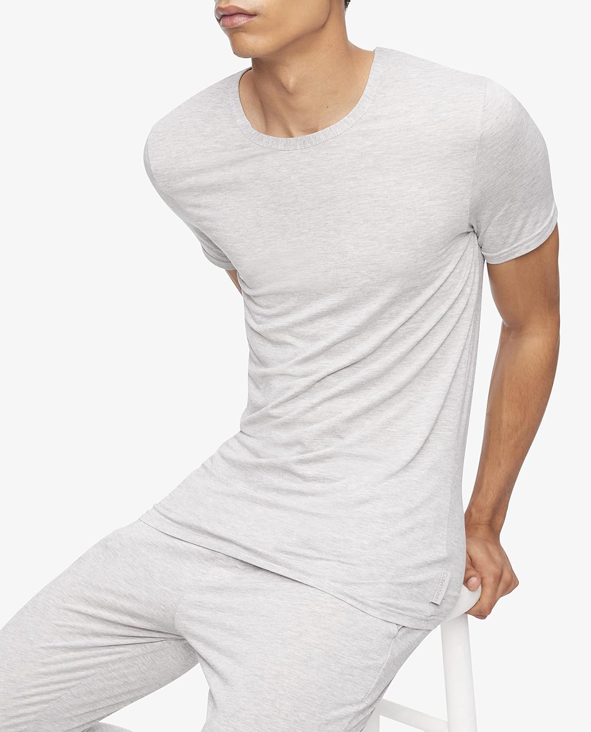 Calvin Klein Men's Ultra-Soft Modern Modal Lounge Crewneck T-Shirt - Image 5