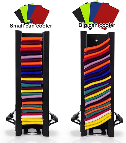 Miniatura 3 de Palksky Enfriador de latas con abridor de botellas montado en la pared, dispensador de latas de metal 2 en 1, organizador personalizado para