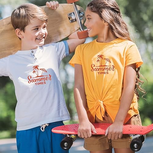 Miniatura 4 de Papel de transferencia de calor para camisetas ligeras, 10 hojas (8.5 x 11 pulgadas, luz 6.0) vinilo de transferencia de calor HTV imprimible para