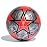 adidas Unisex-Adult UCL Club Soccer Ball, Silver Metallic/Solar Red/Black, 3