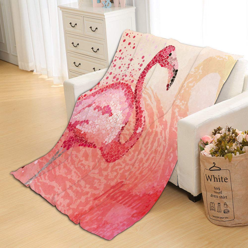 Couverture Sherpa Flamingo douce, le cadeau idéal pour adultes et amis