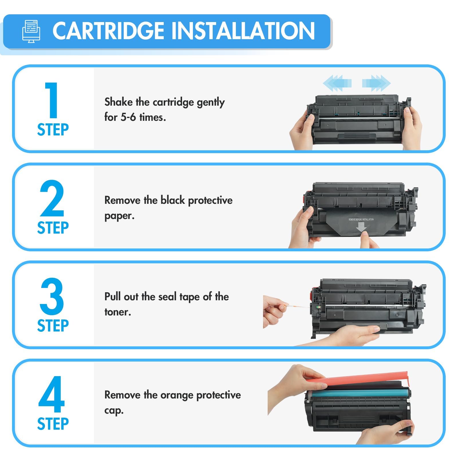 26A Cartouche Toner Compatible pour HP CF226A 26X CF226X LaserJet Pro M402n