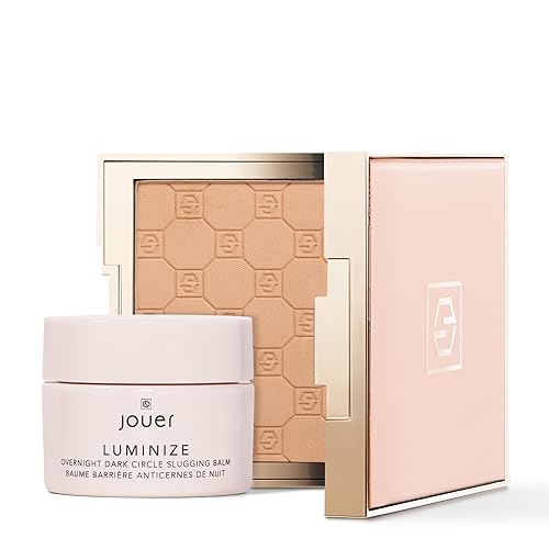 Jouer Soft Focus Hydrate & Setting Powder y Slugging Under Eye Balm Bundle