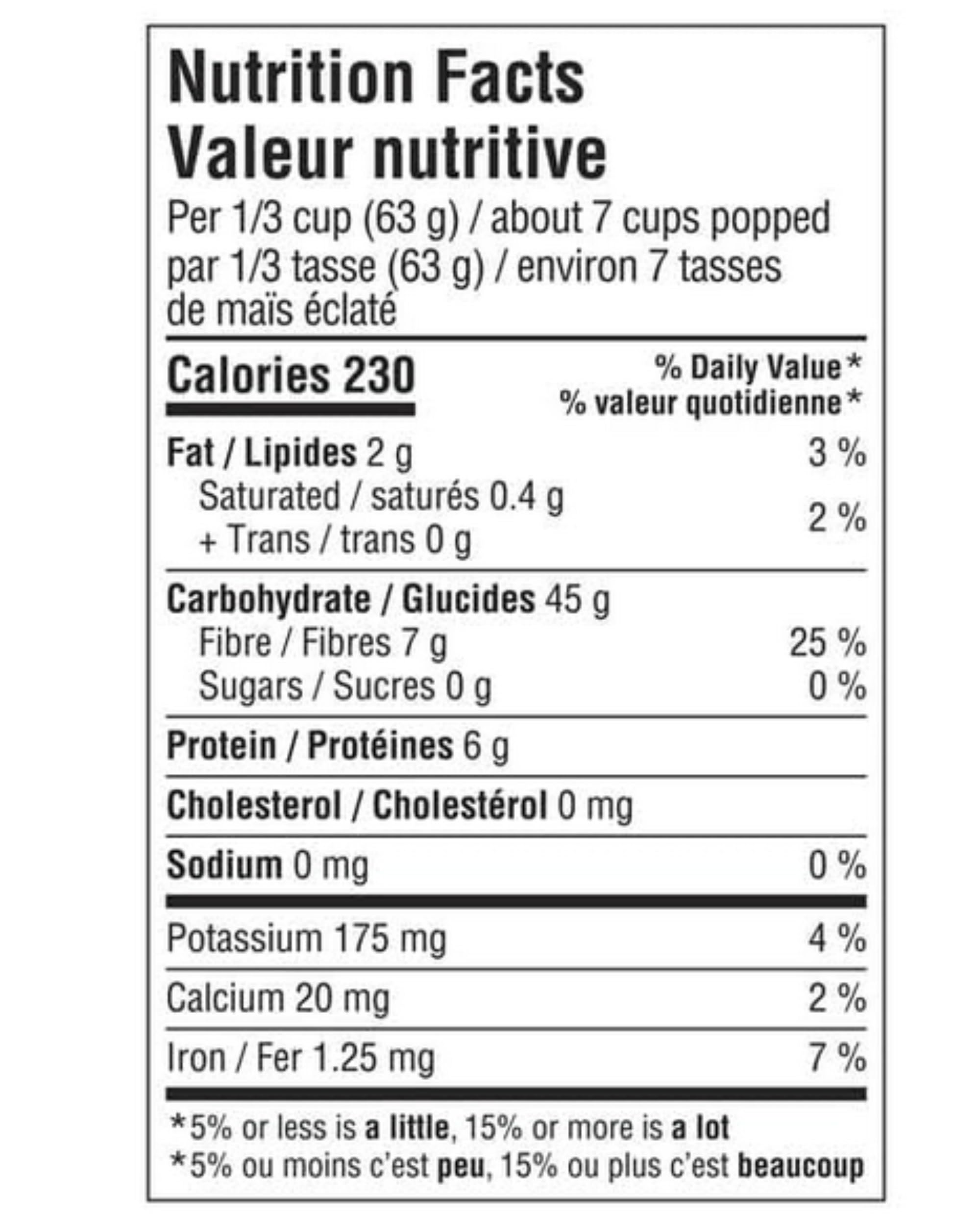 « Orville Redenbacher » Original Gourmet Popping Corn, pot de 1,3 l