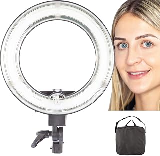 Ring Light 13.5 inch for Live Streaming Make Up YouTube Video, 5500K Portable Dimmable Selfie ringlight, for selfie photos Photography Video TikTok Vlogging beauty vloggers filming with Carry Bag