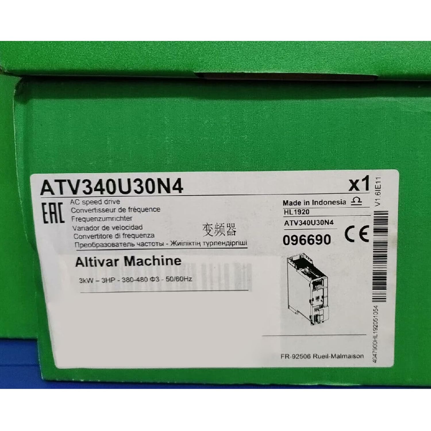 ATV340U30N4 New and Sealed in Box ATV340U30N4 1 Year Warranty