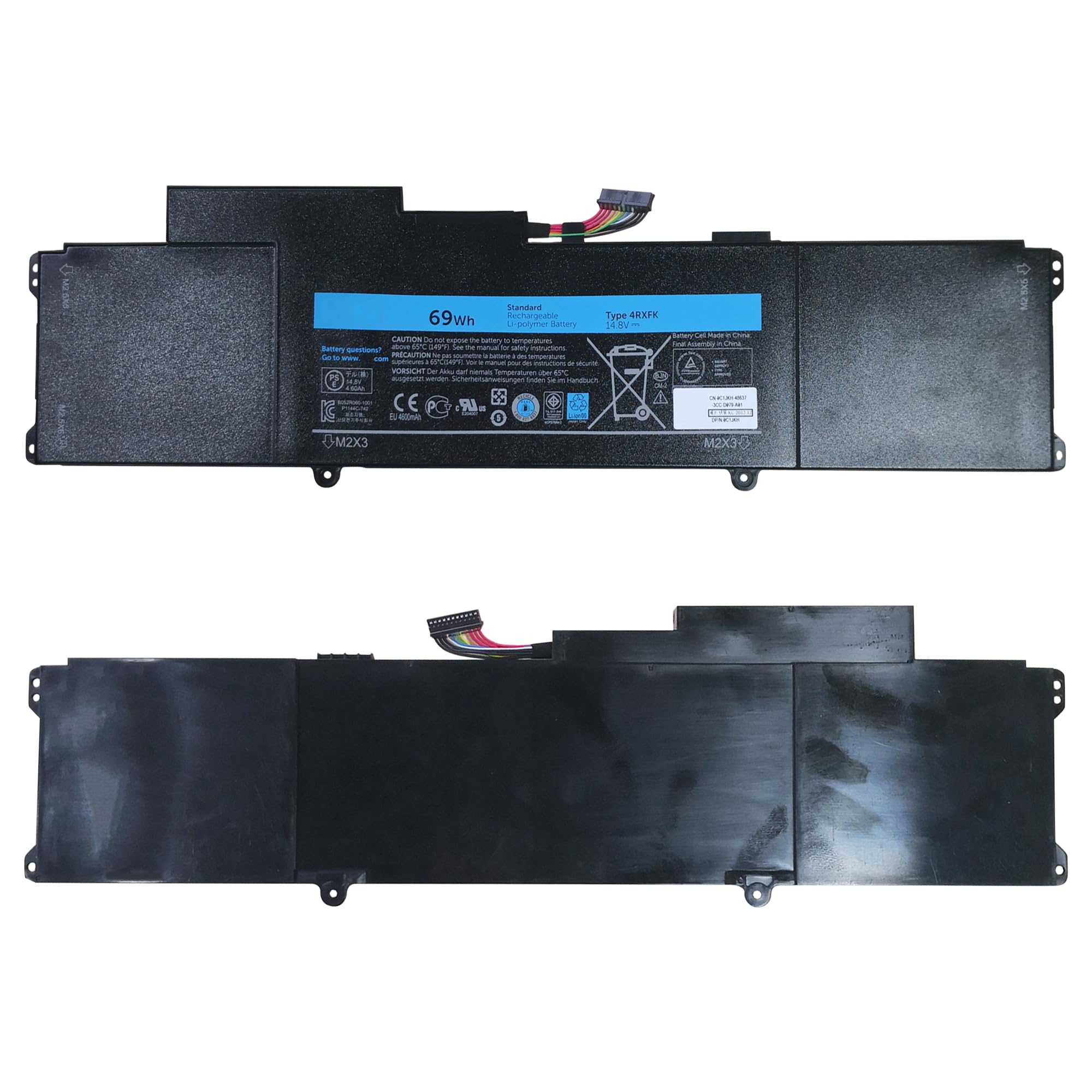 E-yiiviil Yedek batarya 4RXFK XPS 14 XPS L421 L142x 14-L421x XPS 14 L421X L142X ile uyumlu