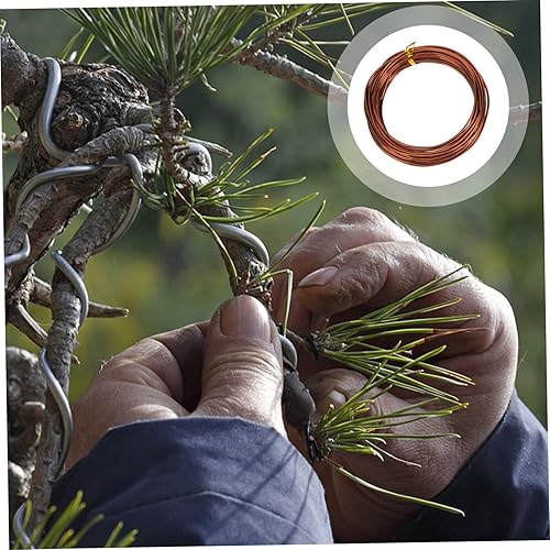 Miniatura 9 de Happyyami Juego de herramientas de bonsái de 10 rollos de alambres de entrenamiento de árboles, alambres de planta de bonsái, alambre de