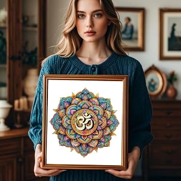 3D Mandala Puzzles Adults Gifts Wooden 95 Pieces 8.5 * 8.5in