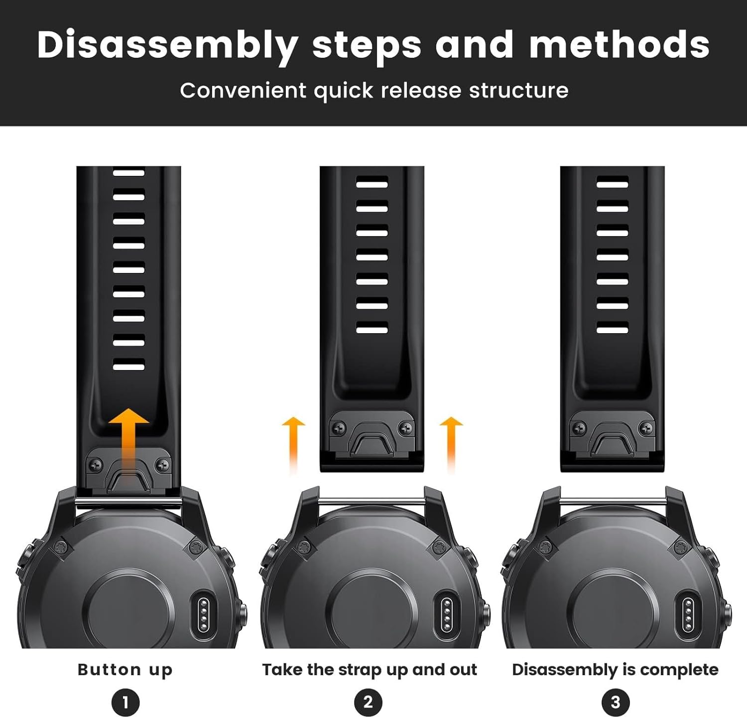 For Fenix 7S Band 20mm Fenix 7S/6S/5S Watch Band Fenix 5S Plus Silicone Wristband Fenix 6S Pro Sports Smartwatch Band(Black+White)