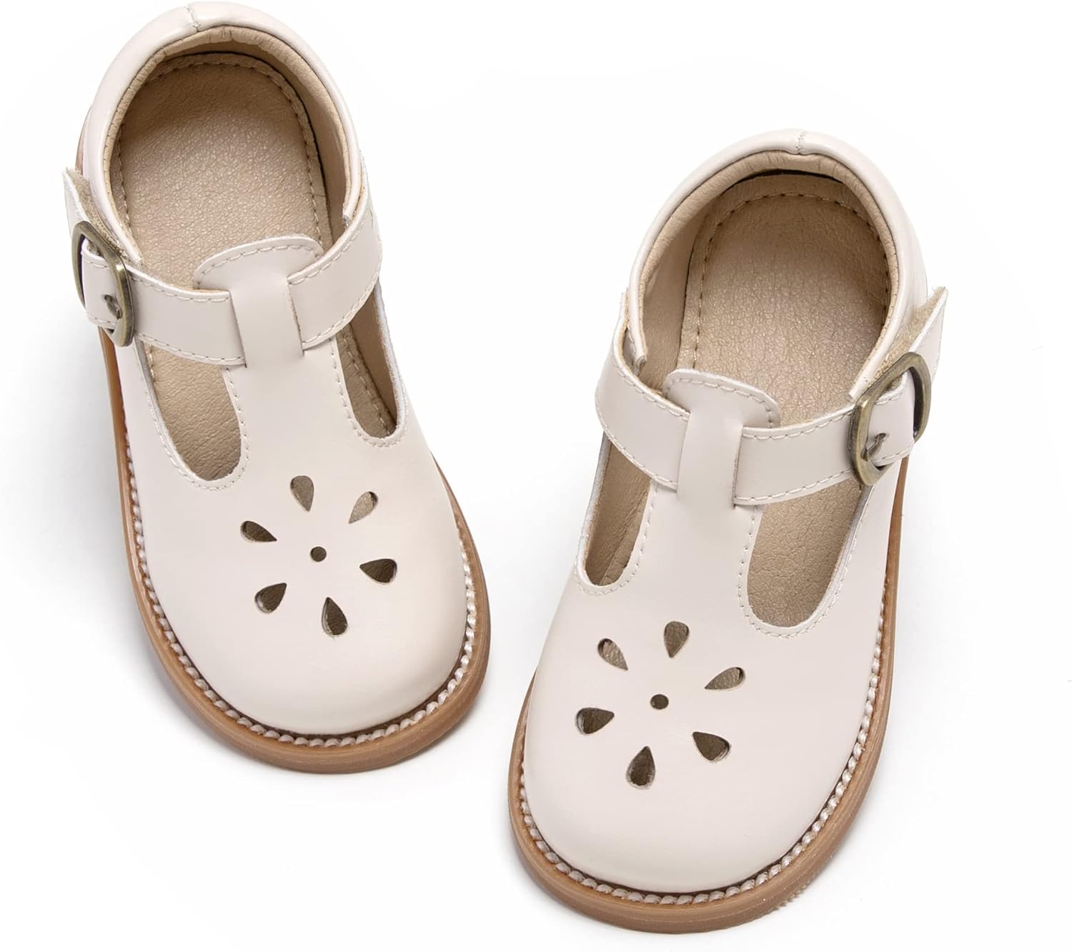 Felix & Flora Toddler Little Girl Mary Jane Dress Shoes - Ballet Flats for Girl Party School Shoes