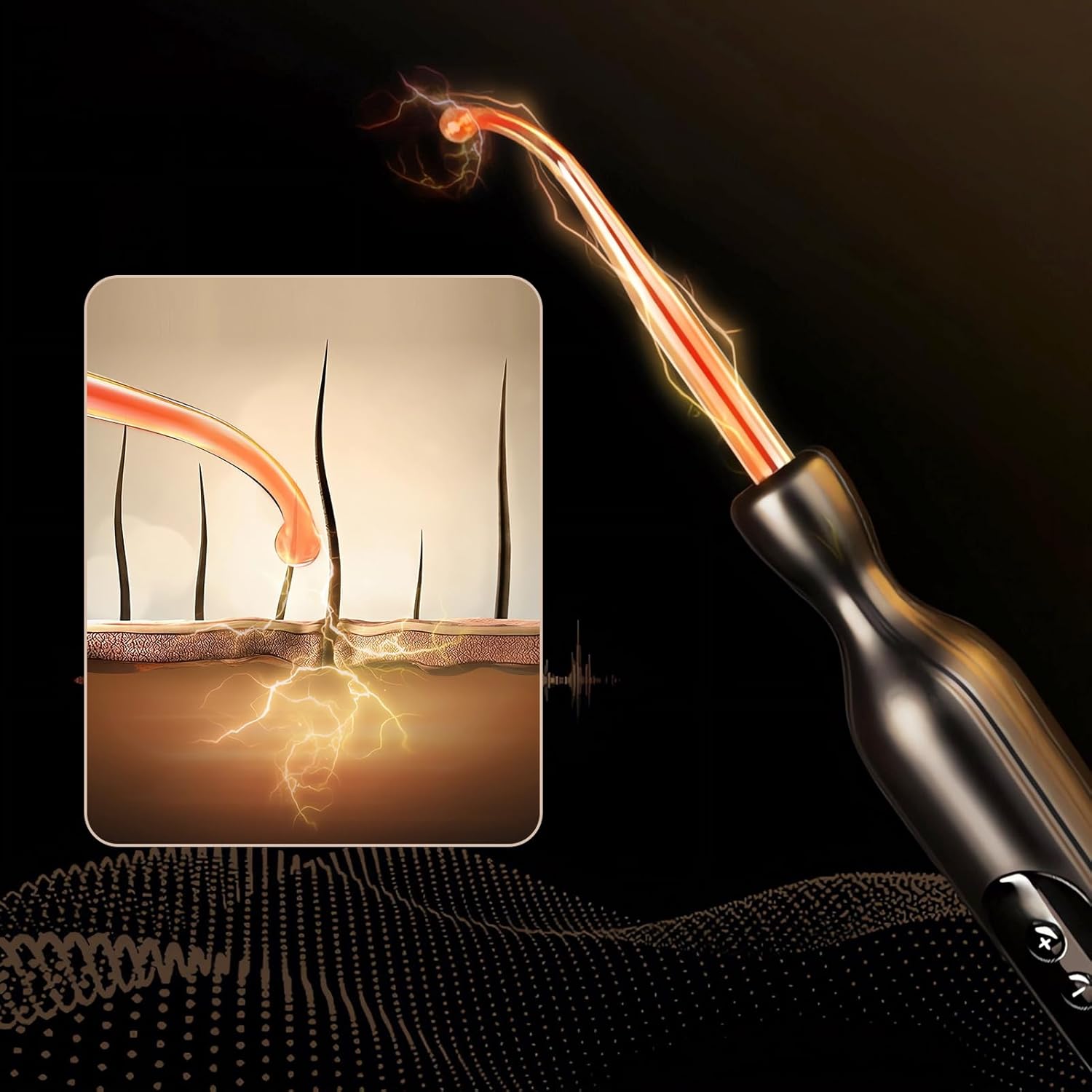 Romi Electric Shock Stick with 5 Shocking Modes Glass Fetish Teaser Teasing Sticks Pleasure Wands Foreplay Flirting SM Sex Toys Women Men